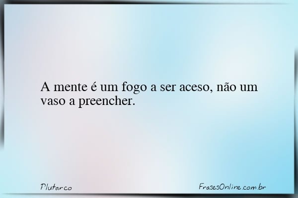 Frase de Plutarco