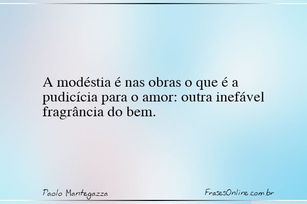 Frase de Paolo Mantegazza