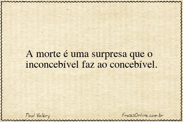 Frase de Paul Valéry