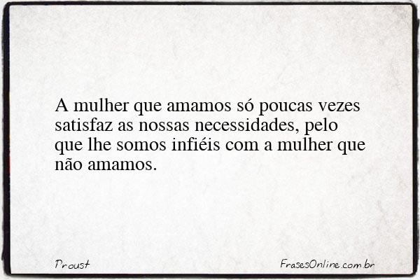 Frase de Proust