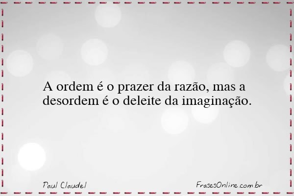 Frase de Paul Claudel