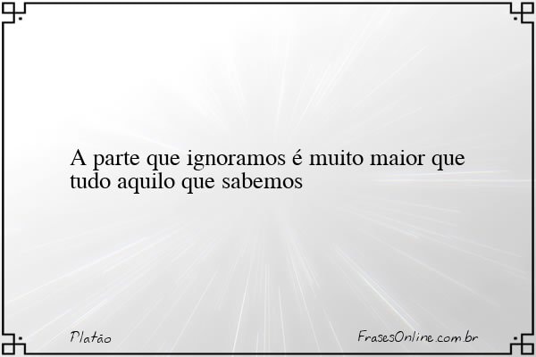 Frase de Platão