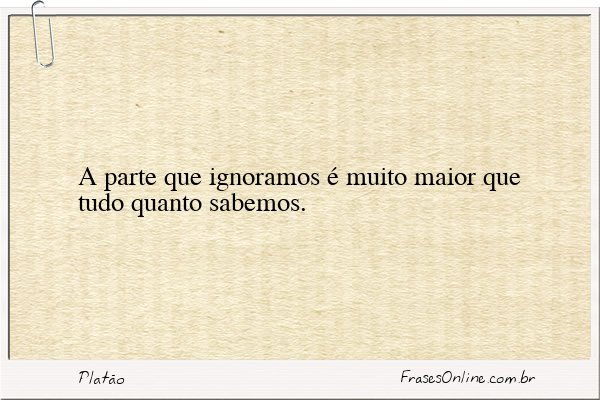 Frase de Platão