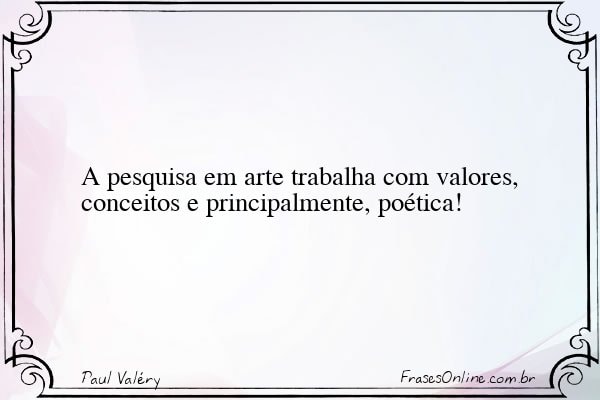 Frase de Paul Valéry