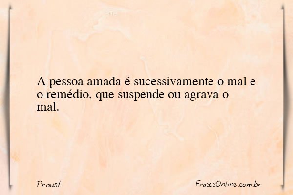 Frase de Proust