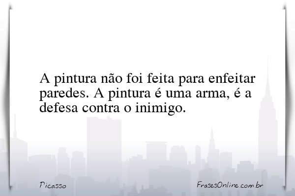 Frase de Picasso