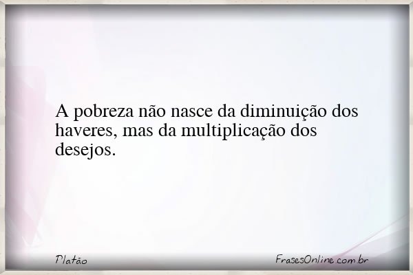 Frase de Platão