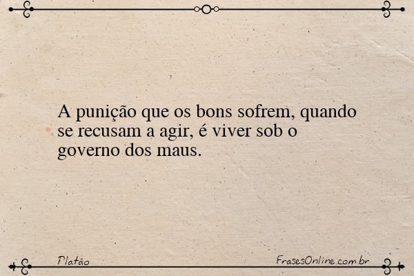 Frase de Platão