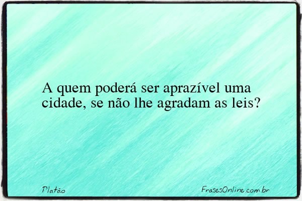 Frase de Platão