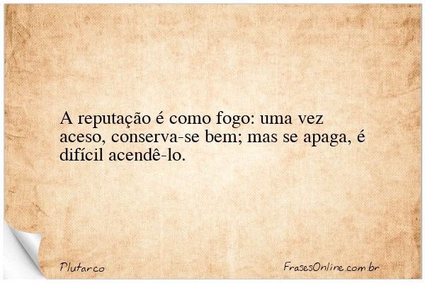 Frase de Plutarco