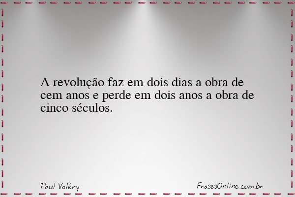 Frase de Paul Valéry