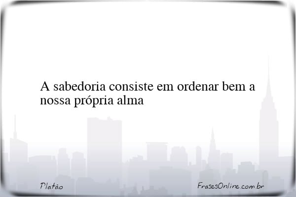 Frase de Platão