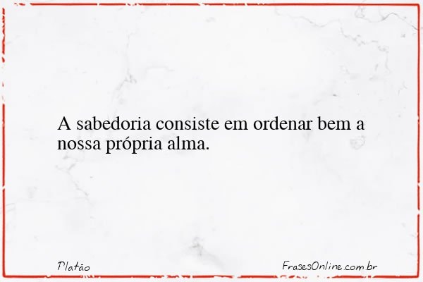 Frase de Platão