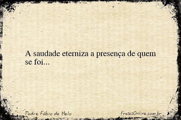 Frase de Padre Fábio de Melo