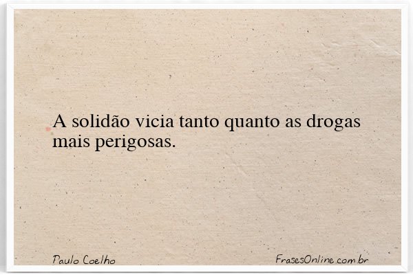 Frase de Paulo Coelho