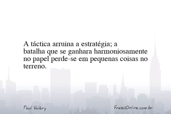 Frase de Paul Valéry