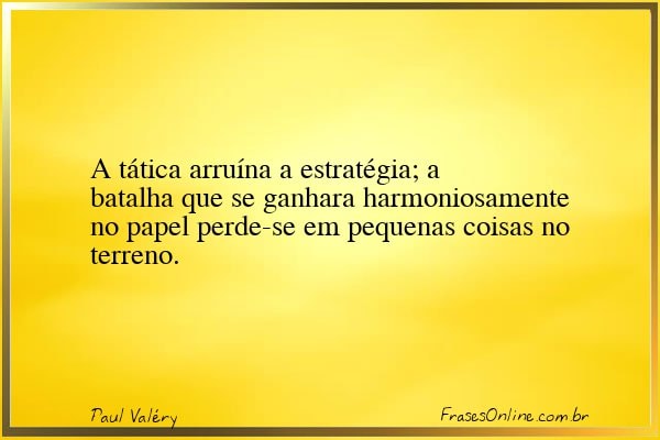 Frase de Paul Valéry