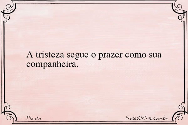 Frase de Plauto