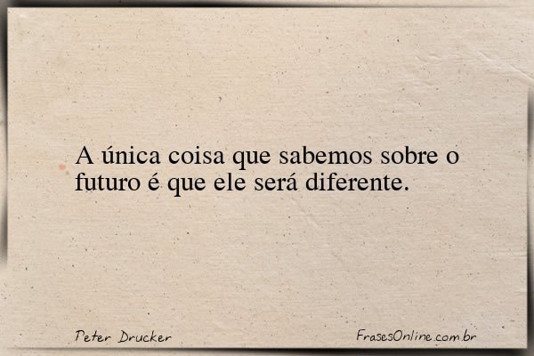 Frase de Peter Drucker
