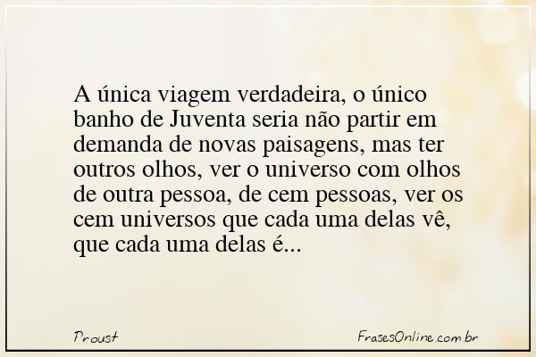 Frase de Proust