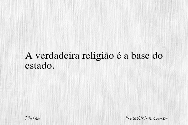 Frase de Platão