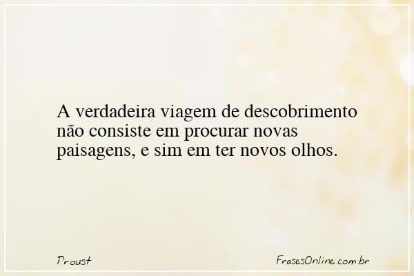 Frase de Proust