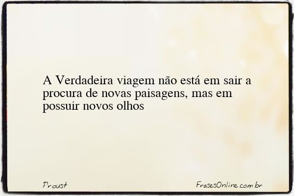 Frase de Proust