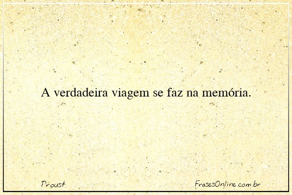 Frase de Proust