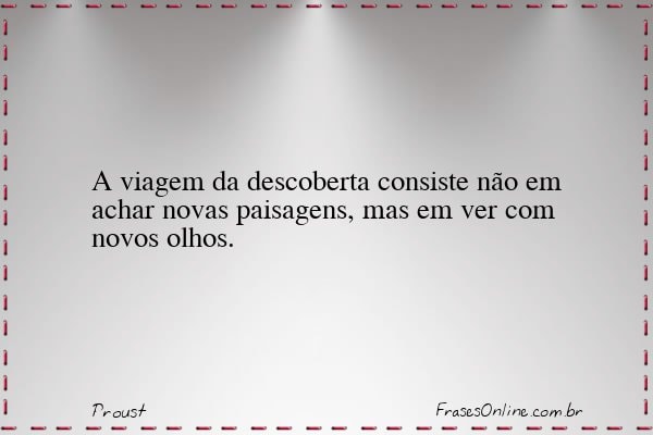 Frase de Proust