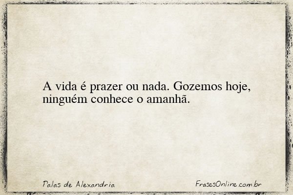 Frase de Palas de Alexandria