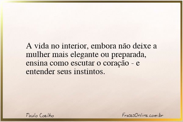 Frase de Paulo Coelho