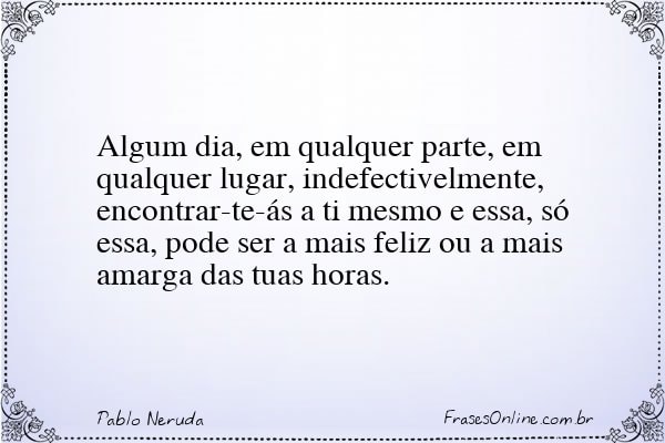 Frase de Pablo Neruda