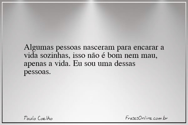 Frase de Paulo Coelho