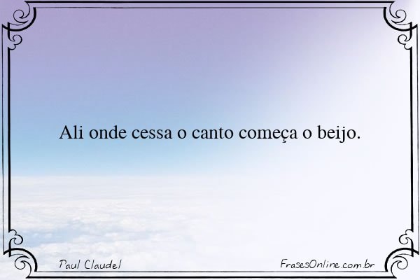Frase de Paul Claudel