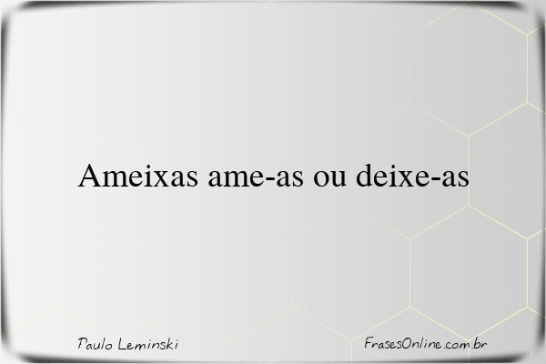 Frase de Paulo Leminski