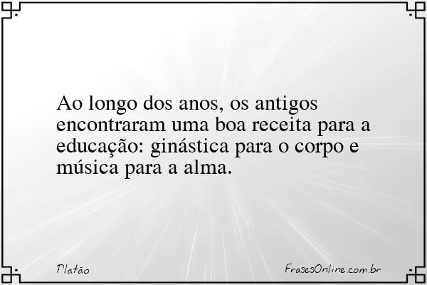 Frase de Platão