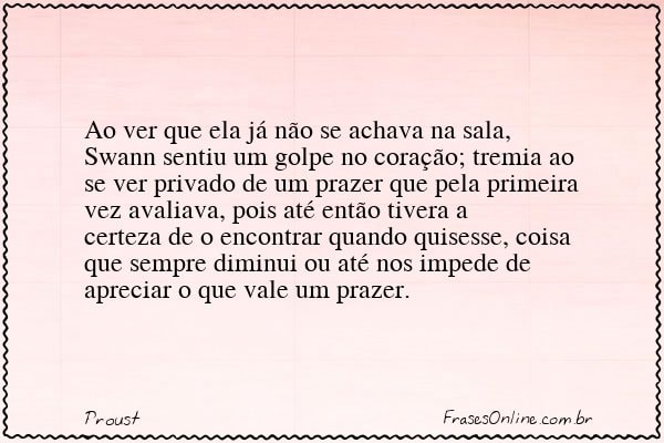 Frase de Proust