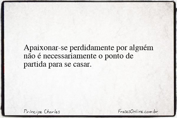 Frase de Príncipe Charles