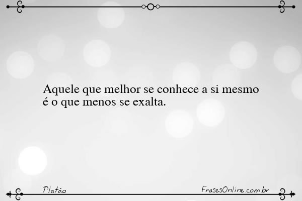 Frase de Platão