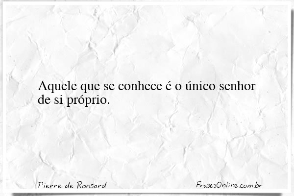 Frase de Pierre de Ronsard