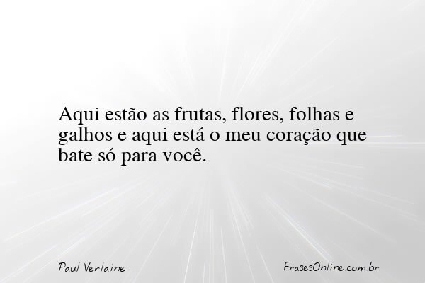 Frase de Paul Verlaine