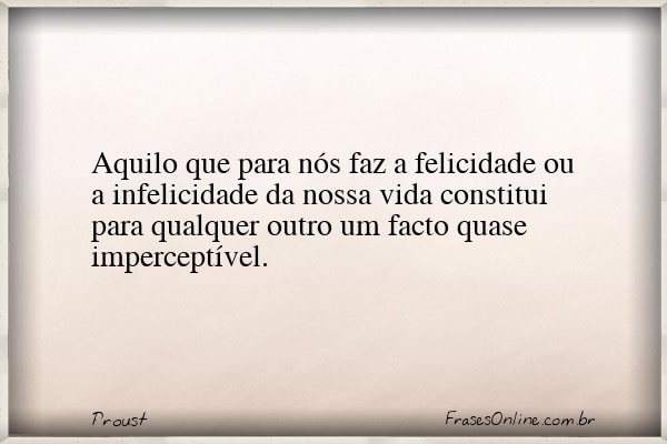 Frase de Proust