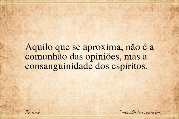 Frase de Proust