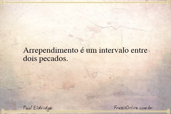Frase de Paul Eldridge