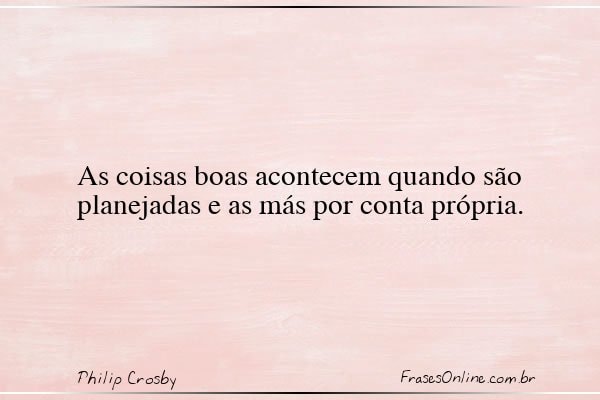 Frase de Philip Crosby