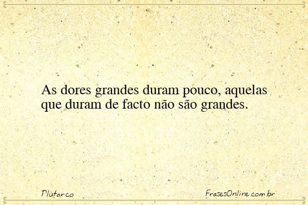 Frase de Plutarco
