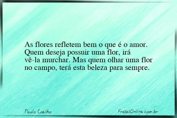 Frase de Paulo Coelho