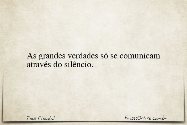 Frase de Paul Claudel