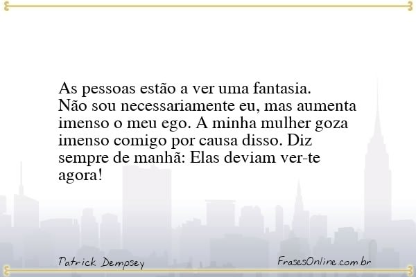 Frase de Patrick Dempsey