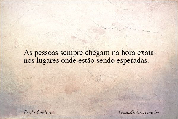 Frase de Paulo Coelho